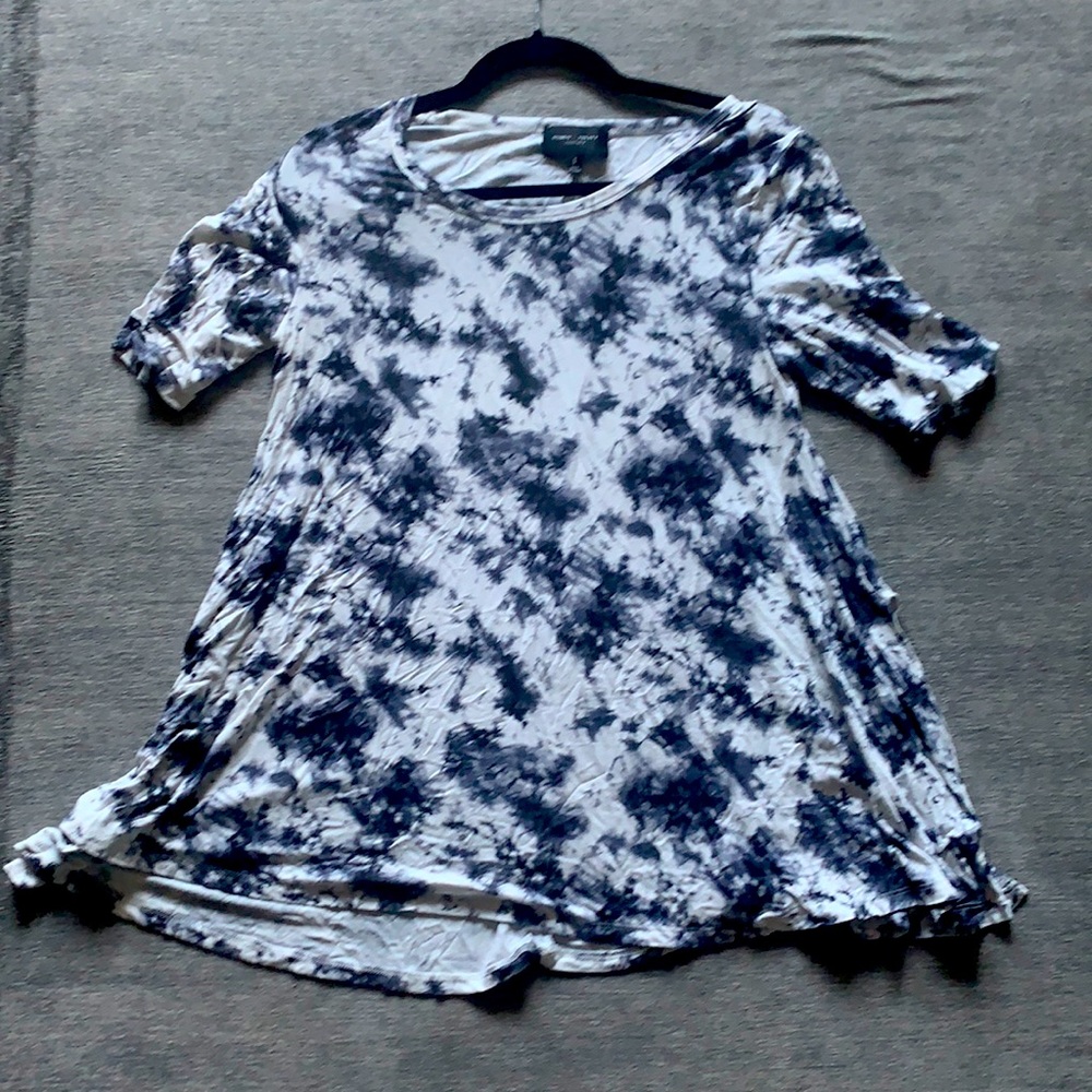 Long tie dye tunic
